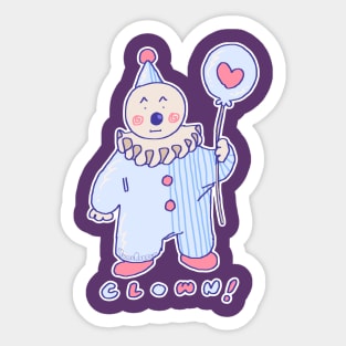 Clown Sticker